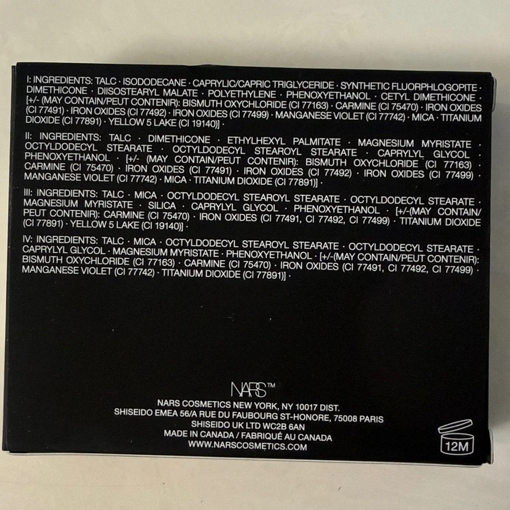 NARS Quad Eyeshadow Palette - Peach and Copper Tones